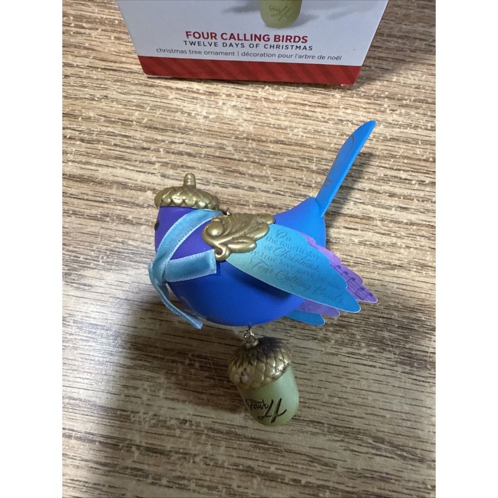 2014 Hallmark Keepsake - Four Calling Birds- 4th in the Twelve Days of Christmas